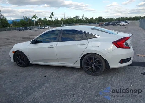 2020 Honda Civic Sport z USA, uszkodzony, nr VIN 19XFC2F85LE005197